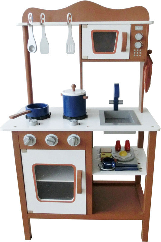 Berry Toys W10c045c Espresso Modern Wooden Play Kitchen