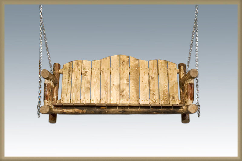 Montana Woodworks Mwgclsc Swing Seat W/ Chains Exterior Glacier Country Finish