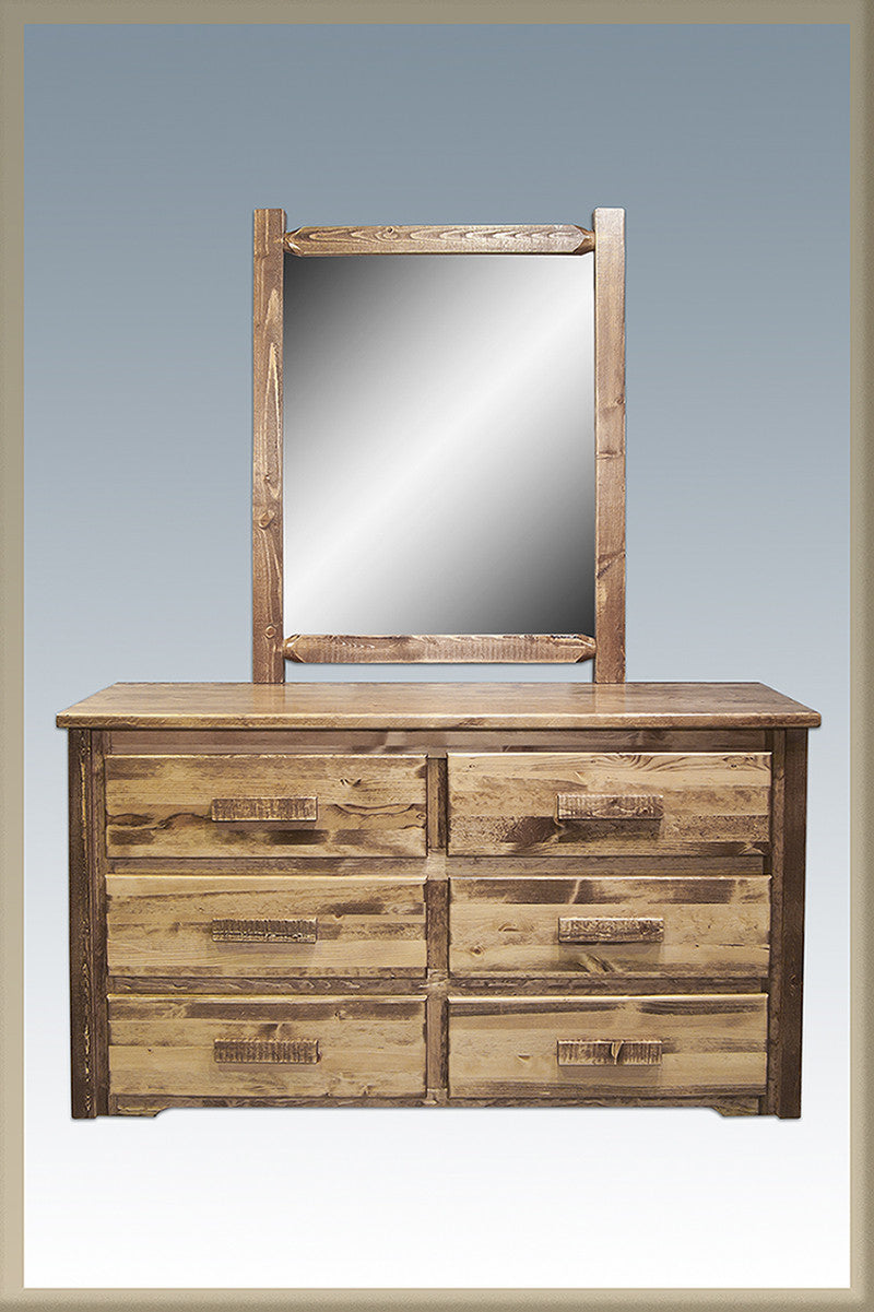 Montana Woodworks Mwhc6dmsl Homestead Collection Dresser Mirror Stained And Lacquered