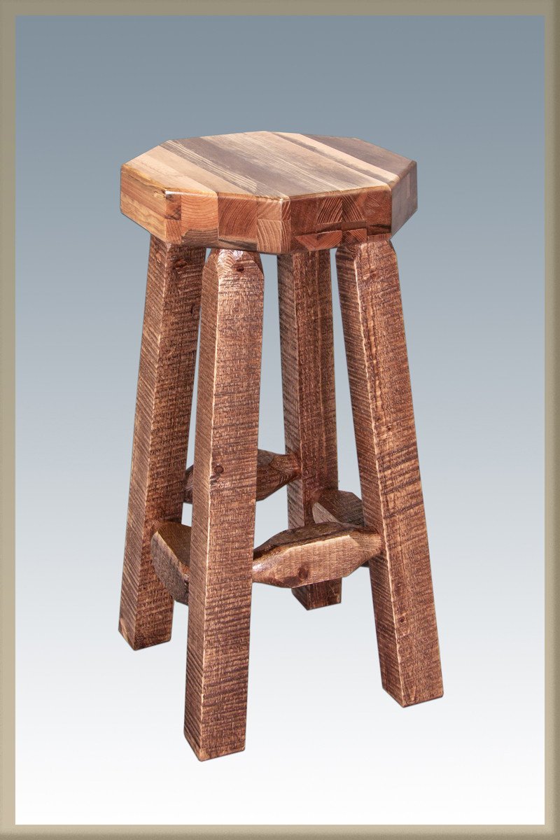 Montana Woodworks Mwhcbnsl Homestead Collection Barstool, No Back Stained And Lacquered