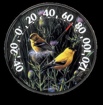 Thermometer Goldfinches Ii 12.5 Inch (1711)