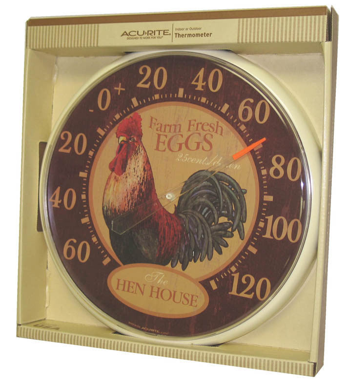 Thermometer Hen House 12.5 Inch (1881)