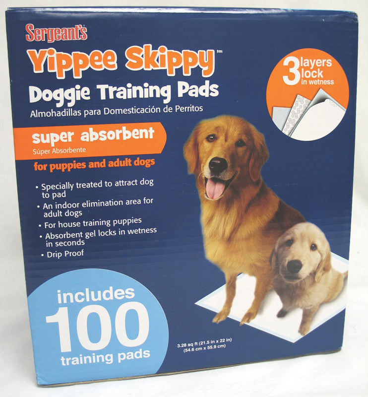 Yippie Skippy Training Pads 100 Count (1129)