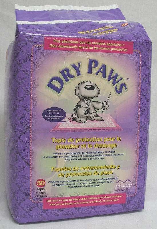 Dry Paws Training Pads 50 Pack (pps50)