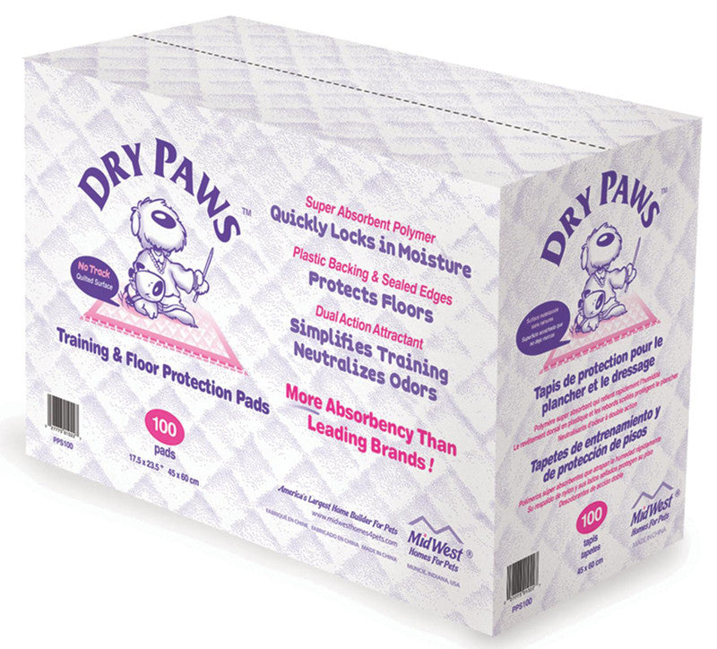 Dry Paws Training Pads 100 Pack (pps100)