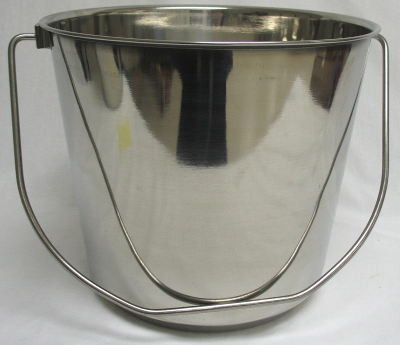 Stnls Steel Pail With Handle Stainless Steel 13 Quart (6440)