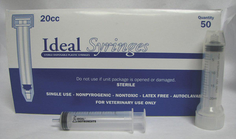 Syringe 20cc Ll 50-box 20 Milliliter (8890)
