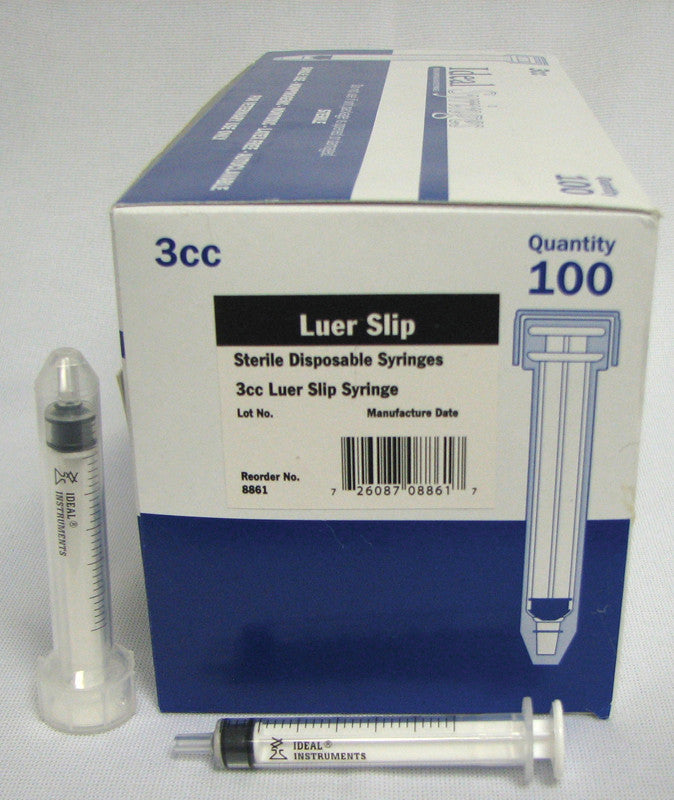 Syringe 3cc Ls 3 Cc-100 Count (8861)