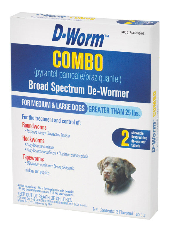 D-worm Combo Large Dog 2 Pack (100503371)