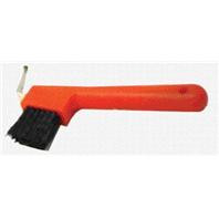 Hoof Pick W/ Brush 7" - Red (245855737)