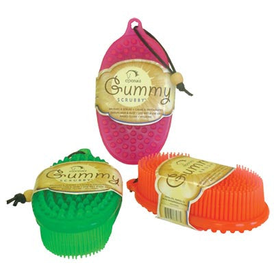 Gummy Brush/scrubby Assorted - 12 Pack (gummy-1014)