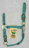 Nylon Halter With Adjustable Chin Strap - Yearling - Green (1das Yrgn)