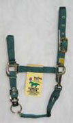 Nylon Halter With Adjustable Chin Strap - Yearling - Hunter Green (1das Yrdg)