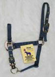 Nylon Halter With Adjustable Chin Strap - Pony - Navy (3das Ponv)