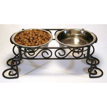 Scroll Work Stainless Steel Double Diner 1 - Quart (5850)