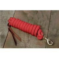 Lead Cowboy Braided Rope - Red 10 Ft (bl58b Rd)