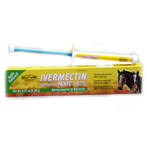 Durvet Ivermectin Paste 1.87% For Horses 6.08 Gram (001-1034)