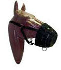 Grazing Horse Muzzle Black (85512)