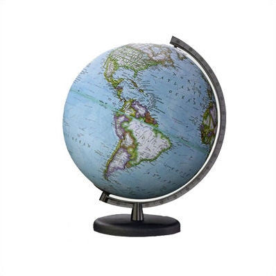 National Geographic Globes 14 26 17s The Early Explorer - 10.5" Diameter Non-illuminated Blue Ocean Globe With Black Base