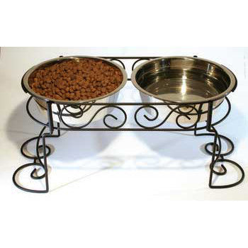 Scroll Work Stainless Steel Double Diner 3 - Quart (5852)