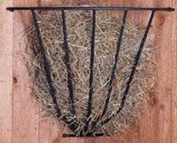 Corner Hayrack For Stall 1/3 Bushel - Black (src1100)