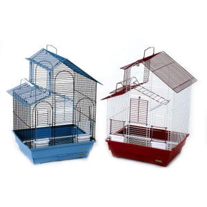 Parakeet House Style Cage 16 X 14 X 24 - Case Of 2 (41614)