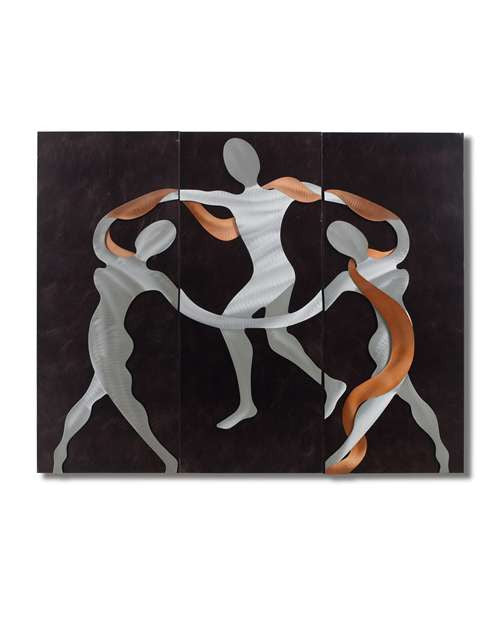 Nova Lighting Wg42544 Scarf Dance, 3pc Wall Graphic