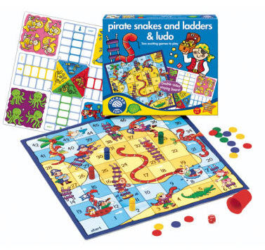Orchard Toys Pirate Snakes & Ladders & Ludo 040