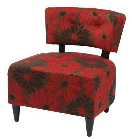 Office Star Ave Six Blv-g14 Boulevard Chair In Groovy Red