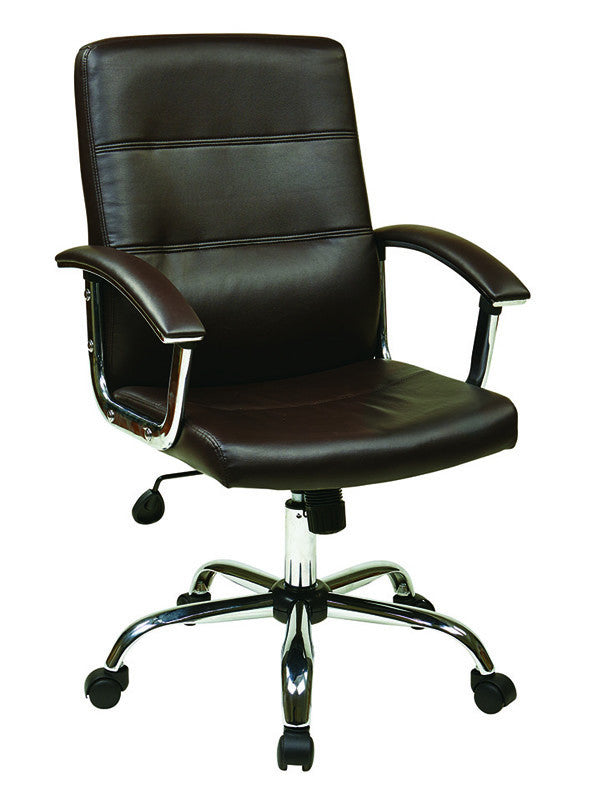 Office Star Ave Six Mal26-bk Malta Office Chair In Black