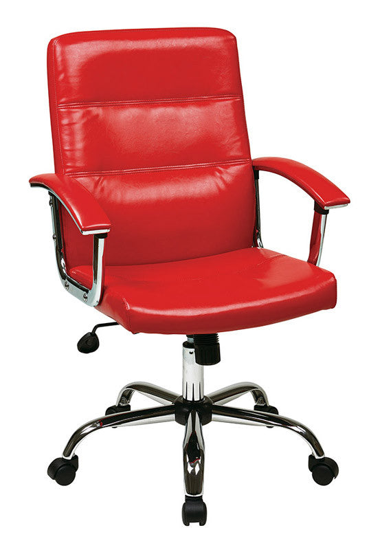 Office Star Ave Six Mal26-rd Malta Office Chair In Red