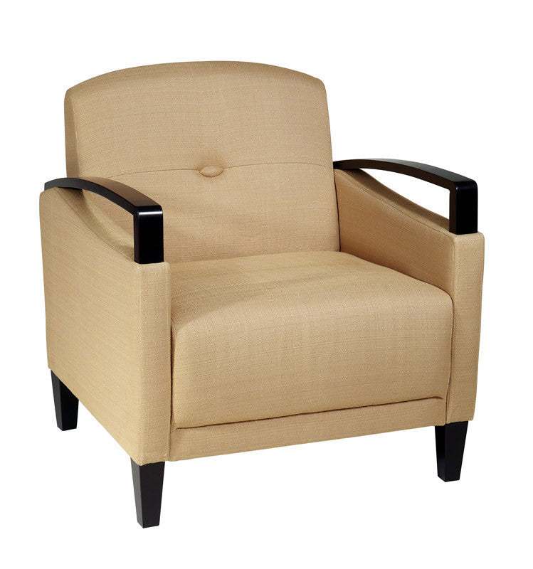 Office Star Ave Six Mst51-c28 Main Street Chair In Woven Wheat