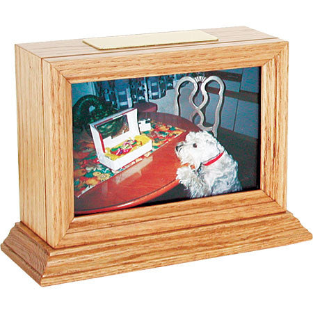 Benton Series Pet Urns (light Oak Finish)