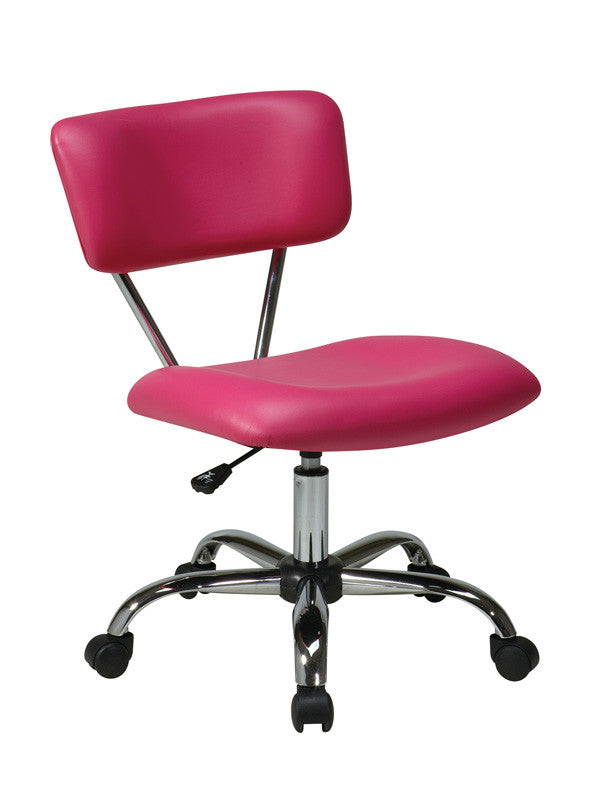 Office Star Ave Six St181-v355 Vista Task Office Chair In Pink