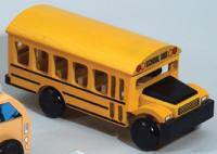The Original Toy Company 54228 School Bus Town Truck Wooden School Bus 54228