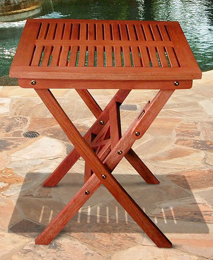 Vifah V03 Outdoor Wood Folding Bistro Table