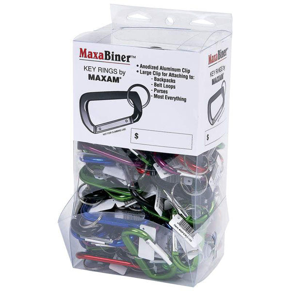 Maxam® 100pc Maxabiner™ Clip Display