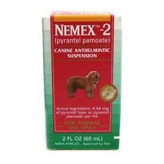 Pfizer Nemex 2 Oral Liquid Wormer Suspension For Dogs 2 Oz