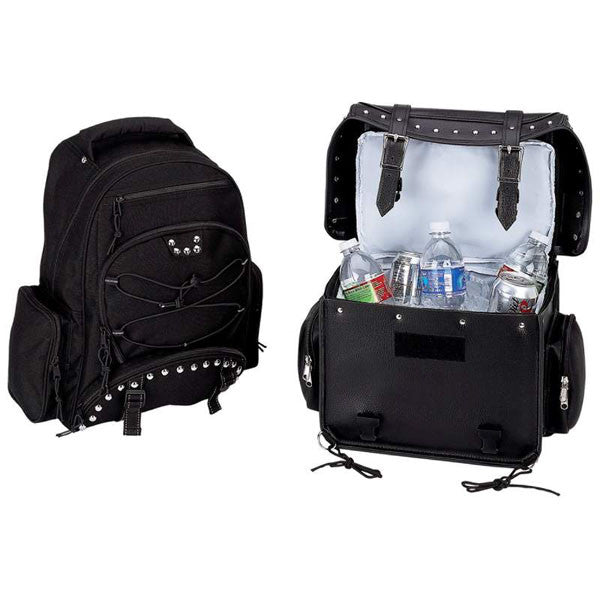 Diamond Plate™ Heavy-duty Pvc Motorcycle Cooler Bag And Backpack