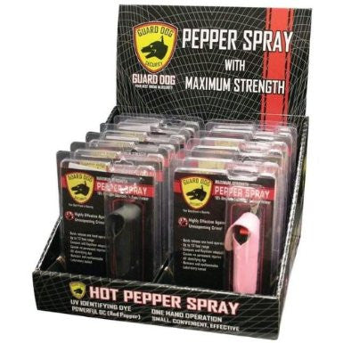 B&f System Ps-gddisp24 12pc Pepper Sprays In Countertop Display