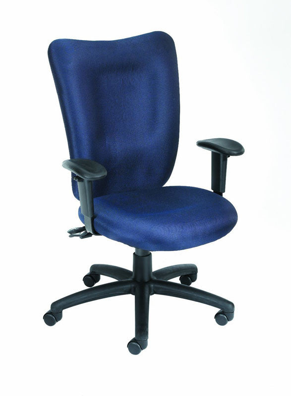 Boss Office Products B2007-ss-be Boss Blue Task Chair With 3 Paddle Mechanism W/ Seat Slider