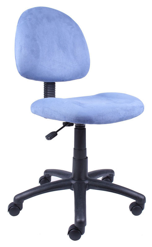 Boss Office Products B325-be Boss Blue Microfiber Deluxe Posture Chair