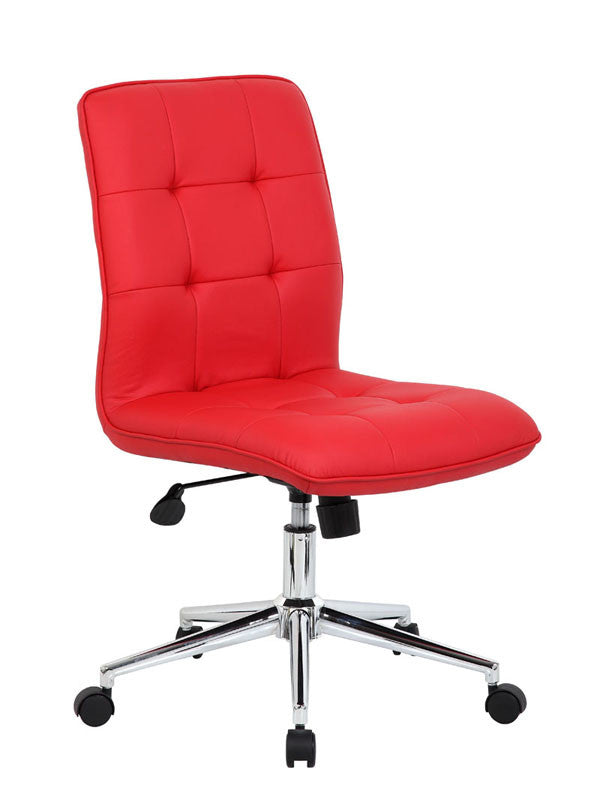 Boss Office Products B330-rd Modern Office Chair - Red