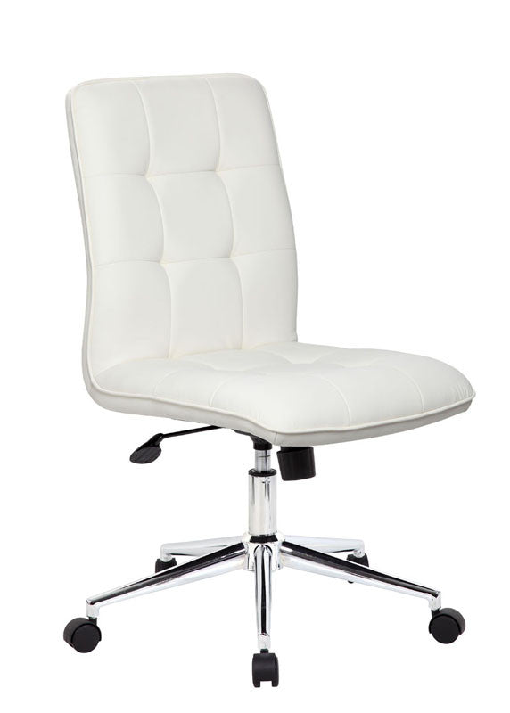 Boss Office Products B330-wt Modern Office Chair - White