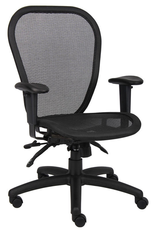 Boss Office Products B6018 Boss Multi Function Mesh Chair