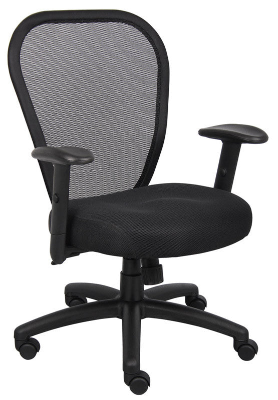 Boss Office Products B6608 Boss Professional Managers Mesh Chair