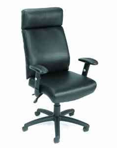 Boss Office Products B700-ss Boss High Back Caressoft Multi Function Executive Chair W/ Seat Slider