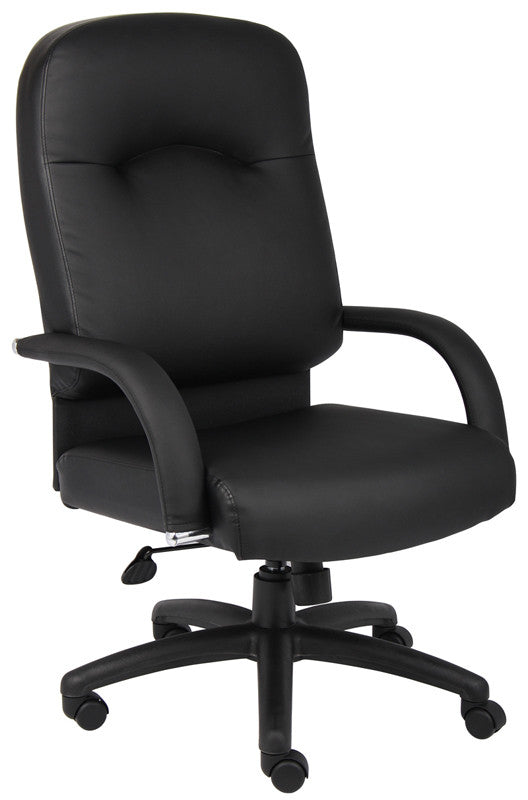 Boss Office Products B7401 Boss High Back Caressoft Chair In Black