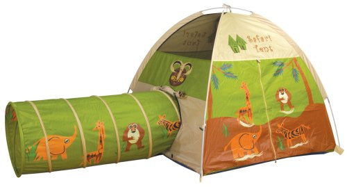 Pacific Play Tents 20435 Jungle Safari Tent & Tunnel Combo