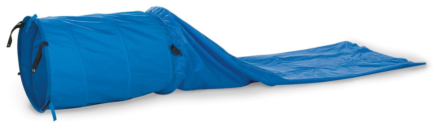 Pacific Play Tents 90003 Dog Chute - 8ft And 12ft Chute And 3ft X 24in Tunnel - Blue